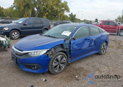 2017 Honda Civic Ex-T from USA, damaged, VIN 2HGFC1F48HH651502